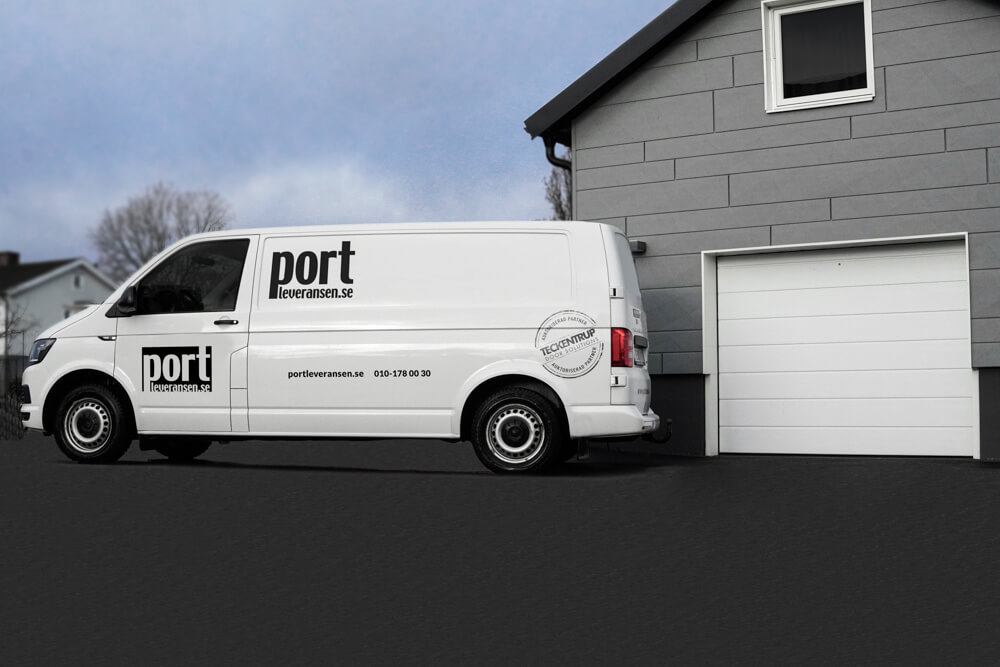 Portleveransen Garageport Servicebil